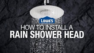 How to Install a Rain Shower Head [upl. by Latta]