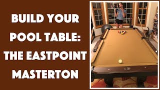 The EastPoint Sports quotMastertonquot 7 Pool Table Assembled [upl. by Kathlene]