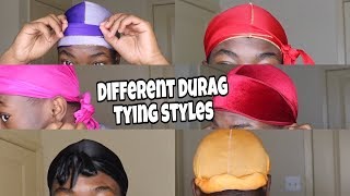 How To Tie A Durag In Different Ways  Tutorial [upl. by Shay575]