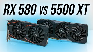 RX 5500 XT 8GB vs RX 580 8GB  Worth Upgrading 17 Games Tested [upl. by Nirra]