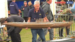 GERMAN Type VII UBOAT RC SUBMARINE DIVE and RESURFACE demonstration [upl. by Lehctim470]