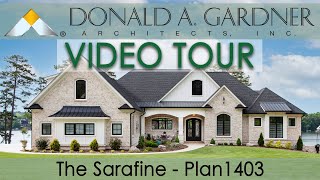 Walkout basement house plan with a luxury floor plan and a threecar garage  The Sarafine [upl. by Naeroled]