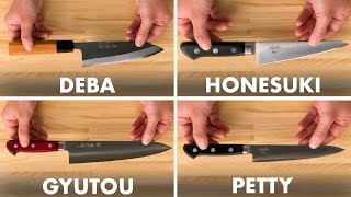 How To Use Every Japanese Knife  Method Mastery  Epicurious [upl. by Salter]