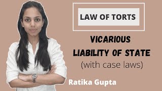 Vicarious Liability of State Law of Torts [upl. by Oigolue]