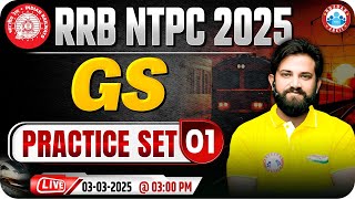 RRB NTPC GS Classes 2025  RRB NTPC GS Practice Set 01  GS for RRB NTPC  GS By Naveen Sir [upl. by Ayikat]