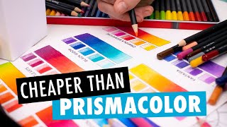 The BEST Prismacolor ALTERNATIVES I put 7 affordable colored pencil sets to the test [upl. by Ennael]