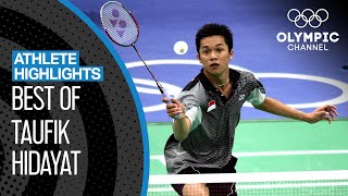 Taufik Hidayat 🇮🇩  Olympic Badminton Gold Medallist  Athlete Highlights [upl. by Jeanette]