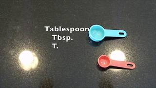 How to Use Measuring Spoons and Cups [upl. by Irrac]