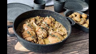 Poulet à la sauce forestière aux champignons 🍄 un pur délice [upl. by Heintz]