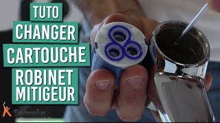 Comment changer la cartouche de votre mitigeur de robinet [upl. by Gavin167]