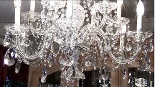 How to Clean a Crystal Chandelier [upl. by Ahsela]