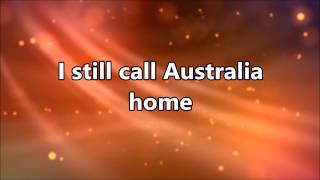 I Still Call Australia Home  Peter Allen Karaoke [upl. by Anawik221]