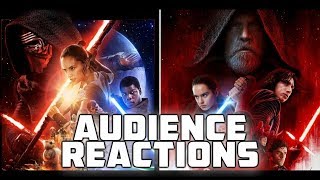 STAR WARS DOUBLE FEATURE Audience Reactions  2015  2017 [upl. by Ardnnaed]