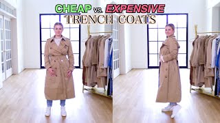 TRENCH COATS  Cheap vs Expensive [upl. by Nalo]