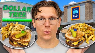 Dollar Tree vs Aldi Cooking Challenge [upl. by Yklam390]