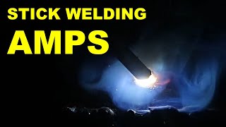 How to Set Amperage for Stick Welding [upl. by Hsejar947]