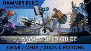 Dauntless  Hammer Build for Staggering and Damage Build Guide [upl. by Arathorn708]