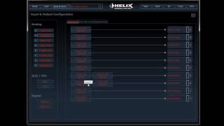 Helix DSP Setting Inputs Outputs and Xovers [upl. by Filipe443]