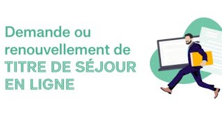 Renouvellement du titre de séjour en Ligne 2020 [upl. by Paehpos]