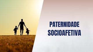 Paternidade socioafetiva [upl. by Nosemyaj995]