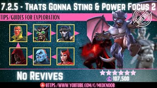 MCOC Act 725  Thats Gonna Sting amp Power Focus 2  Book 2 Act 12  TipsGuides  No Revives [upl. by Bolling442]