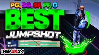 BEST JUMPSHOTS IN NBA 2K24 FOR EVERY BUILD HEIGHT amp POSITION BEST SHOOTING TIPS  NEVER MISS AGAIN [upl. by Claudell835]