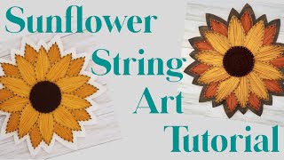 Sunflower String Art Kit Tutorial [upl. by Reinhart489]