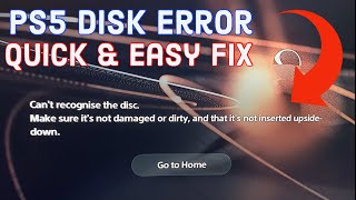 How To Fix Unrecognised Disk Error on PS5 Quick amp Easy [upl. by Oberg]