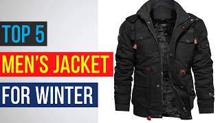 Top 5 Mens Jacket  Winter Jacket for Men [upl. by Otnas102]