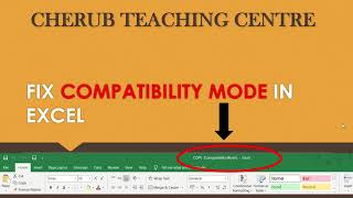 HOW TO FIX COMPATIBILITY MODE IN EXCELTutorial [upl. by Kus]