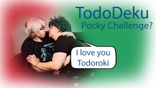 TodoDeku  Pocky Challenge  Challenge 2 [upl. by Peyter]