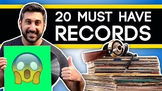 Top 20 Records You Need For Your Vinyl Collection  Essential Albums To Own Rock Jazz Rap Indie [upl. by Siekram]