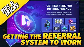 Tips amp Tricks  New Referral System and How to Use it  Mech Arena [upl. by Anyrak]