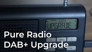 Update a Pure radio to receive DAB stations [upl. by Tilford224]