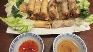 Vietnamese Springrolls Vietnamesische Frühlingsrollen [upl. by Anitsrihc]