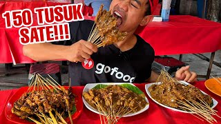 CHALLENGE MAKAN 150 TUSUK SATE PADANG [upl. by Snow]