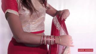 Comment mettre un saree [upl. by Jacobsohn581]