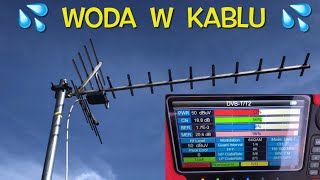 📡26 woda w instalacji sattv jak ustawić antene Dipol 192169  brak sygnału SIGNAL WS6980 [upl. by Adella705]