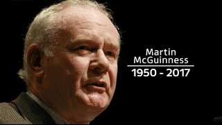 Tributes paid to exIRA leader and Sinn Fein politician McGuinness [upl. by Biamonte]