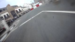 THE MORECAMBE MISSILE John McGuinness  TT 2015  On Bike Lap  Senior Race  Lap 1 [upl. by Iduj]