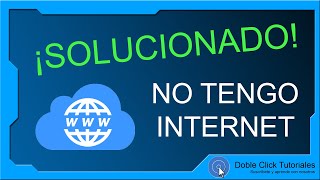 🌐 Cómo solucionar problema sin acceso a internet Windows 10  DobleClickTutoriales [upl. by Crissie888]