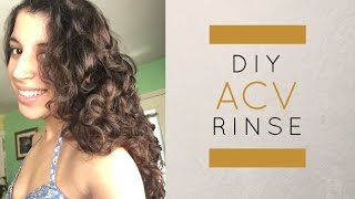 Apple Cider Vinegar Hair Tutorial  DIY Rinse [upl. by Miyasawa]