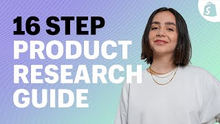 How To Find And Validate WINNING PRODUCTS The 16 Step Product Research Guide [upl. by Hylton610]