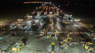 Flughafen KölnBonn – Sanierung der Start und Landebahn [upl. by Nonah228]