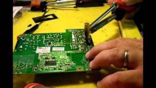 Repair Failure HANNSG Monitor Power Supply Capacitor Replacement [upl. by Boleslaw]