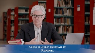 Filosofia  Presentazione del Corso di laurea triennale [upl. by Sesilu]