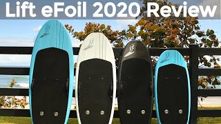 Lift eFoil 2020 Review Electric Flying Surfboard [upl. by Asilak405]