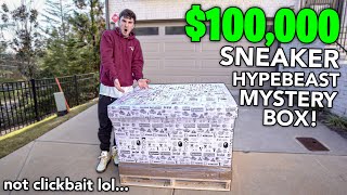 Unboxing The First Ever 100000 Hypebeast Mystery Box [upl. by Pence689]