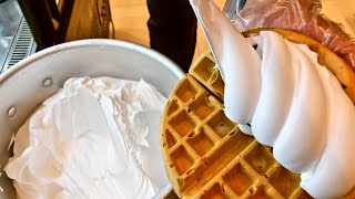 TOP10 Delicious Korean Waffles  Korean street food [upl. by Jerold268]