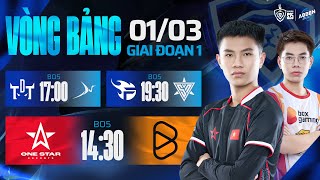 1S vs BOX  TDT vs BSS  FPT vs SPN  GĐ1  ABBEN ENERGY ĐTDV MÙA XUÂN 2025  0103 [upl. by Noreen]